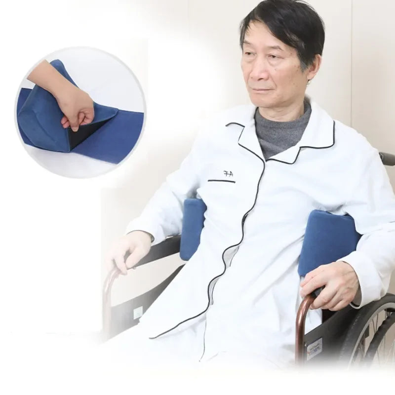Adjustable Anti Sliding Cushion Hemiplegic Bedridden Patients Anti Lateral Cushion Wheelchair Backrest Half Lying Waist Cushion