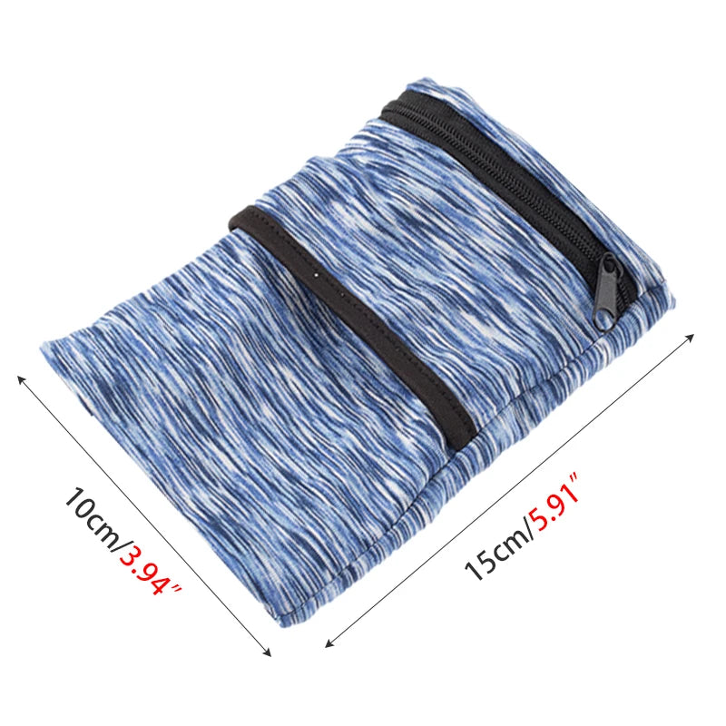 Zipper Bags Lightweight Wrist Wallet Pouch f
or Phone, Key, Cards