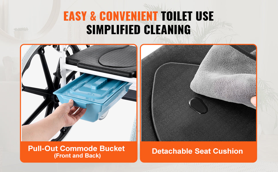 Shower Wheelchair Bathroom Adjustable Chair Disabled - Mobility Buy