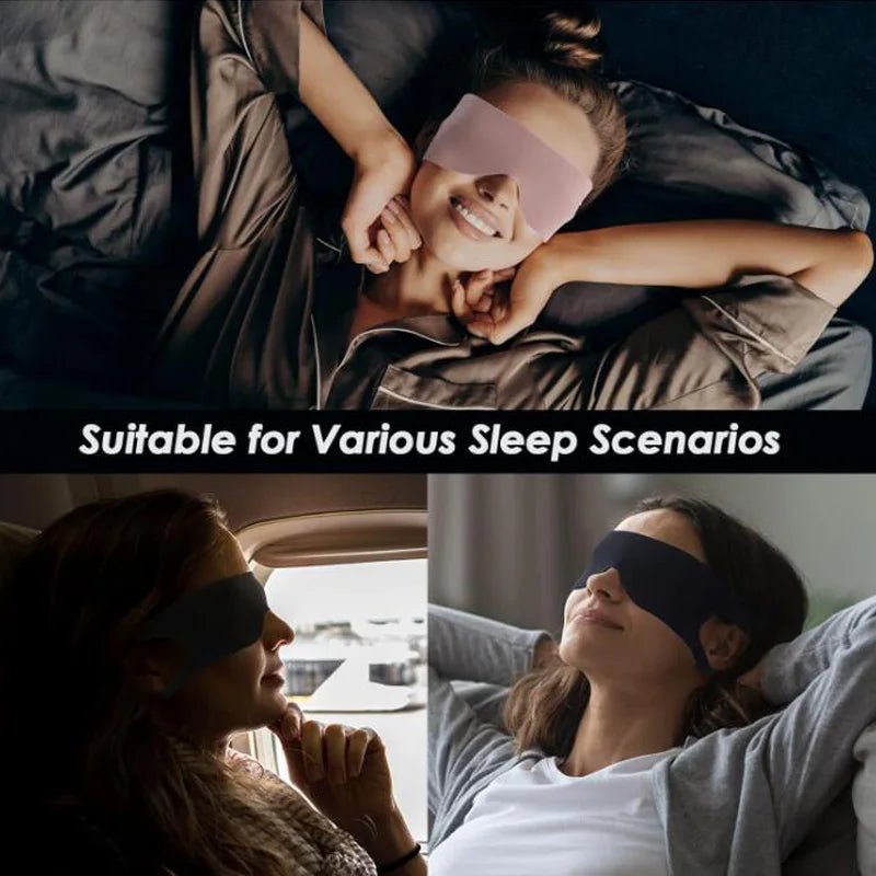 Sleep Eye Mask Light Blocking Portable Thin Eye Mask - Mobility Buy
