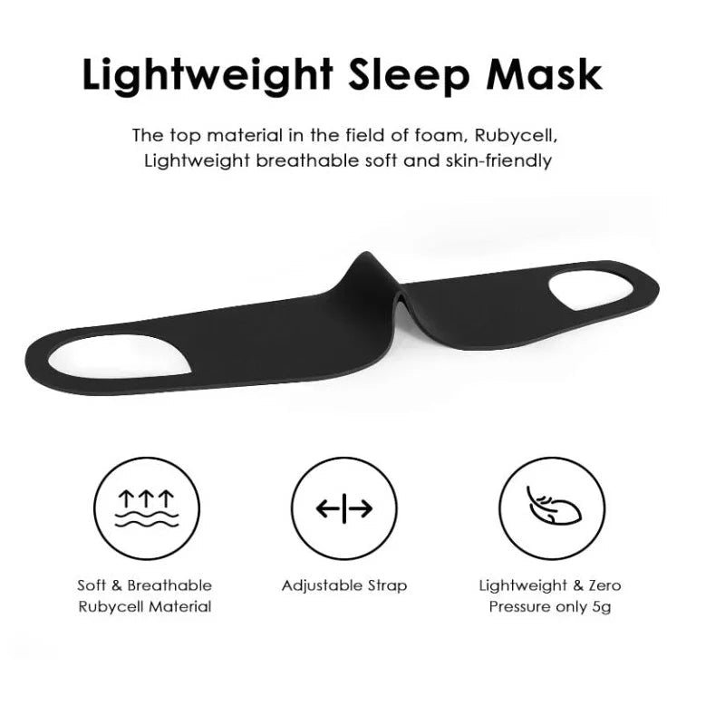 Sleep Eye Mask Light Blocking Portable Thin Eye Mask - Mobility Buy