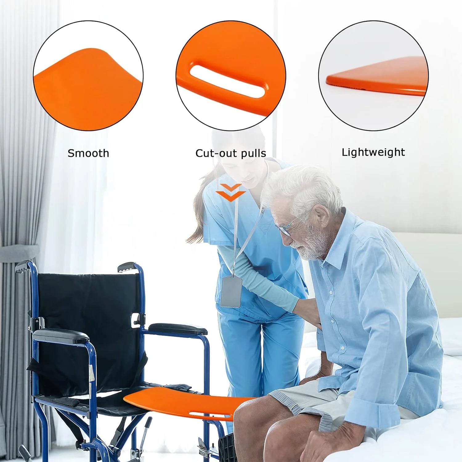 Slide Transfer Board For Wheelchairs And Beds With Anti Slip Design - Mobility Buy