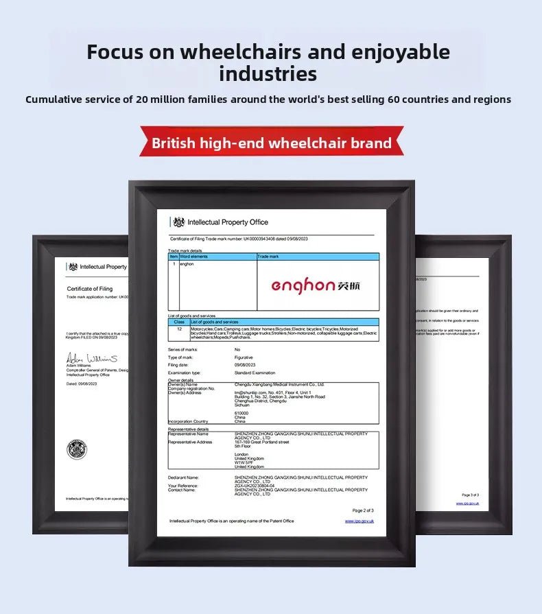 Small foldable, lightweight wheelchair - travel, portable - Mobility Buy