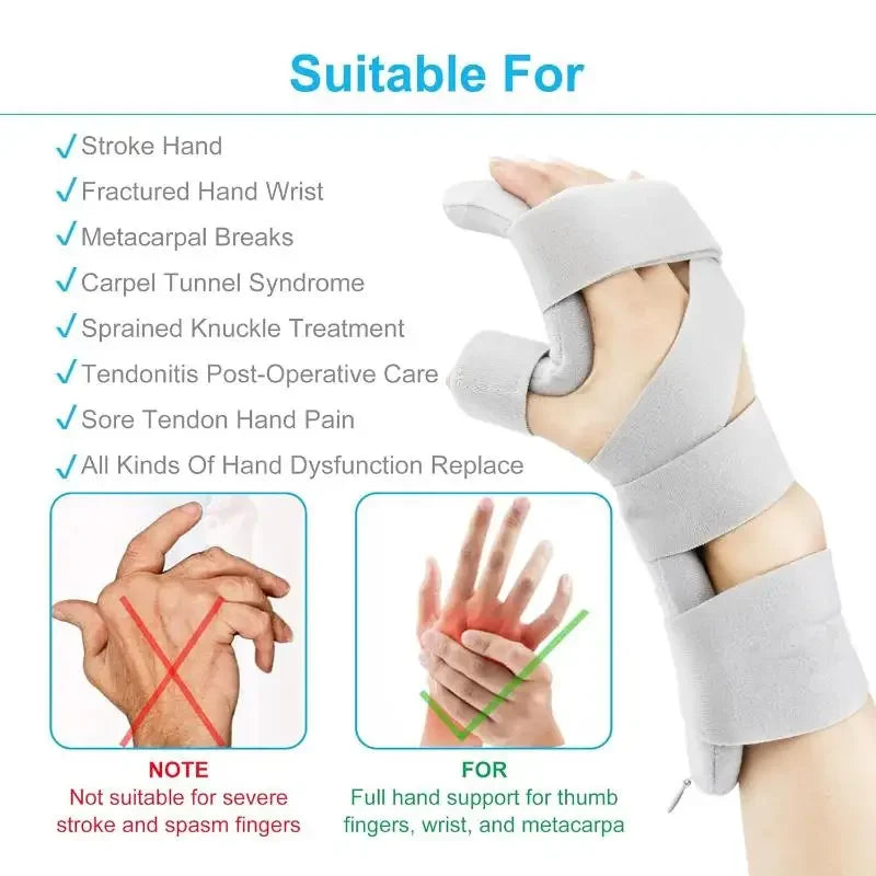 Stroke Hand Brace Support Adjustable - Mobility Buy