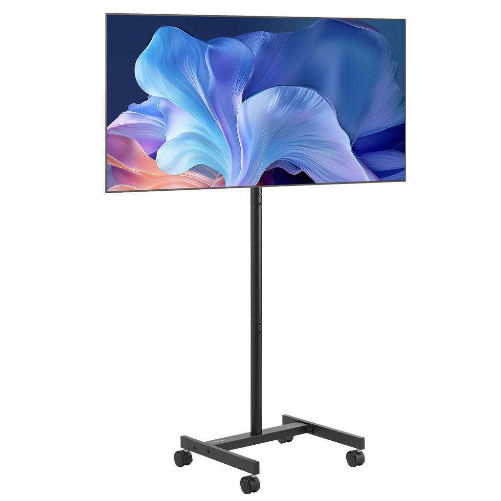SucceBuy Universal Rolling TV Stand With Steel Frame And Wheels - Mobility Buy