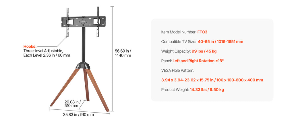 SucceBuy Universal Rolling TV Stand With Steel Frame And Wheels - Mobility Buy