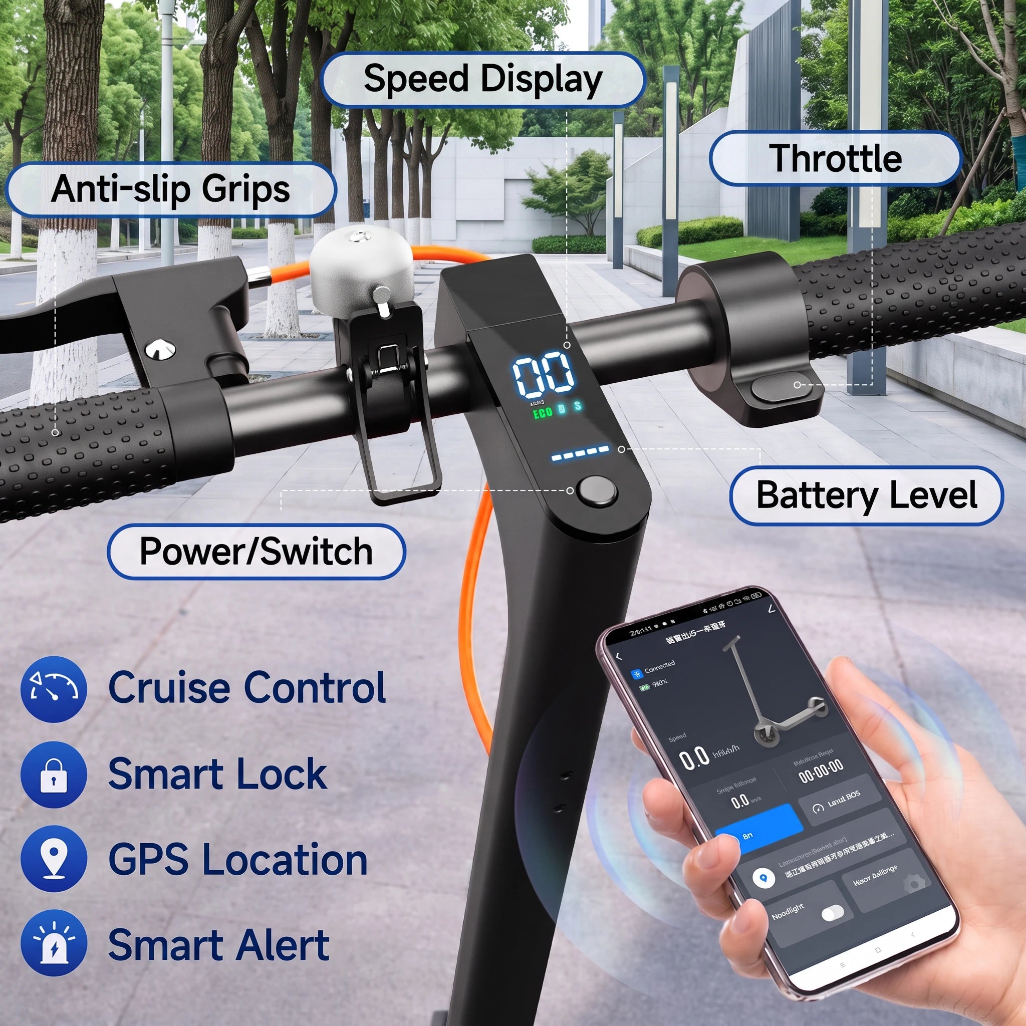 Todimart T3 Foldable Electric Scooter 36V 7.8Ah 250W App Control - Mobility Buy