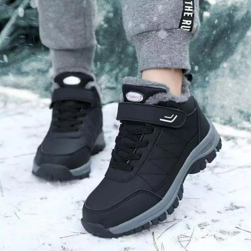 Ultimate Plush Ankle Boots Non Slip Sole For Women Casual Comfort - Mobility Buy