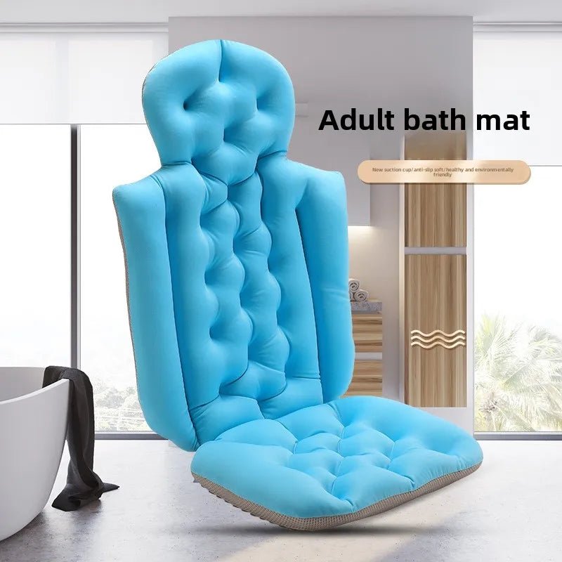 Ultra Comfort Non Slip Bath Mat With 160 Suction Cups For Adult Relaxation - Mobility Buy