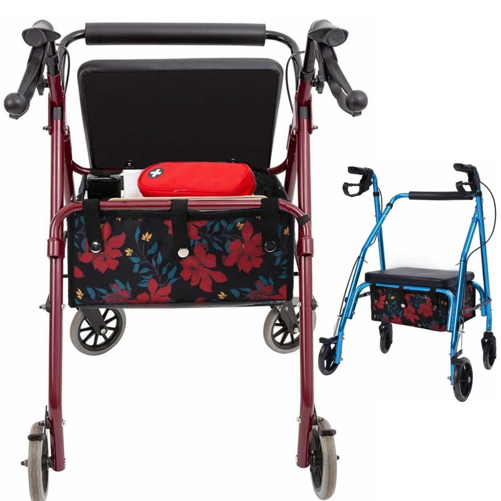 Under Seat Walker Bag For Wheel Rollator Tote - Mobility Buy