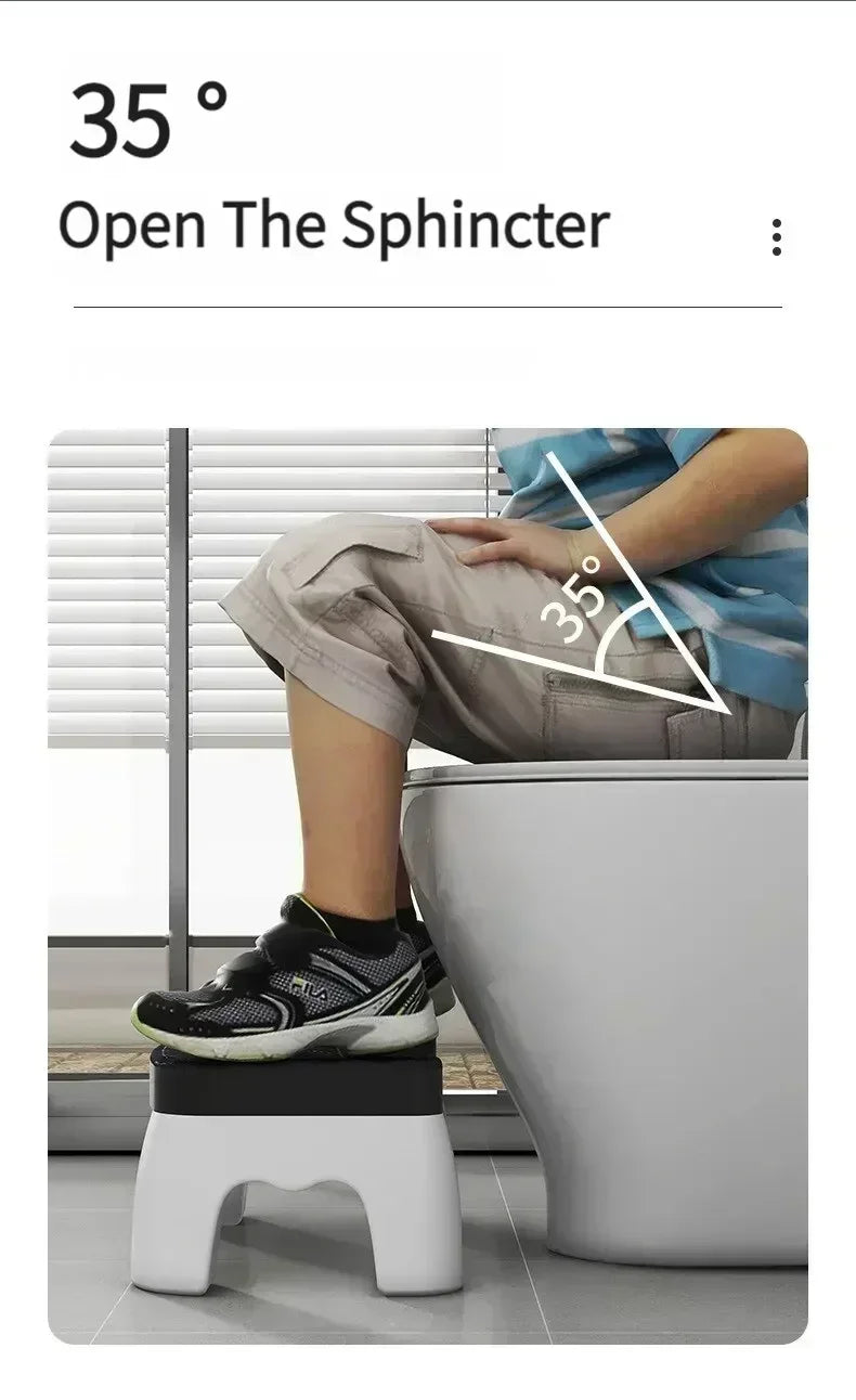 Universal Squatty Potty Toilet Stool - Waterproof Foot Stool for Adults, Kids, Seniors & Pregnancy Support - Mobility Buy