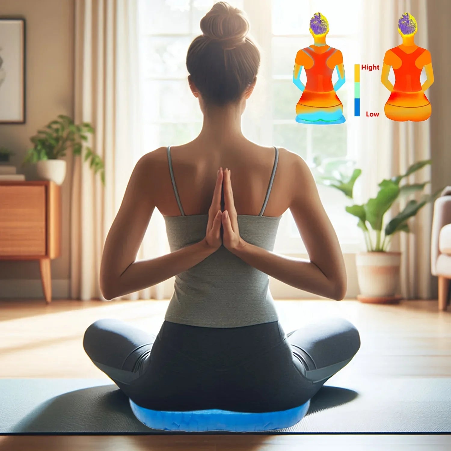 Water Resistant Gel Seat Cushion - Breathable Honeycomb - Mobility Buy