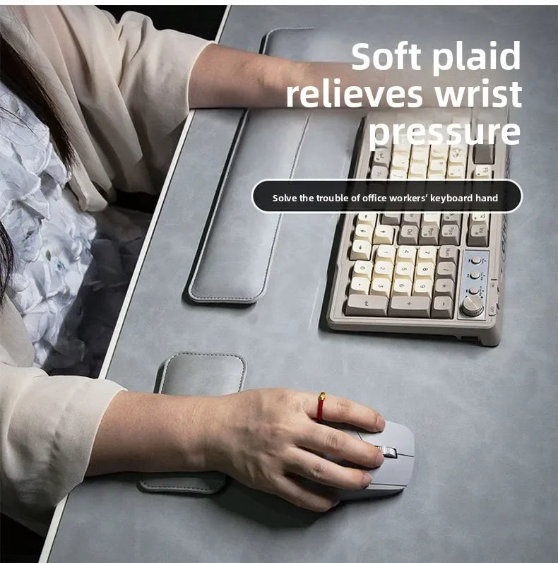 Waterproof PU Desk Mat Set With Large Non Slip Mouse Pad And Keyboard Wrist Rest - Mobility Buy