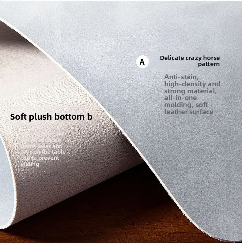 Waterproof PU Desk Mat Set With Large Non Slip Mouse Pad And Keyboard Wrist Rest - Mobility Buy