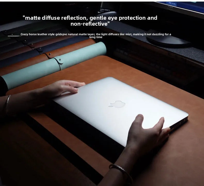 Waterproof PU Desk Mat Set With Large Non Slip Mouse Pad And Keyboard Wrist Rest - Mobility Buy