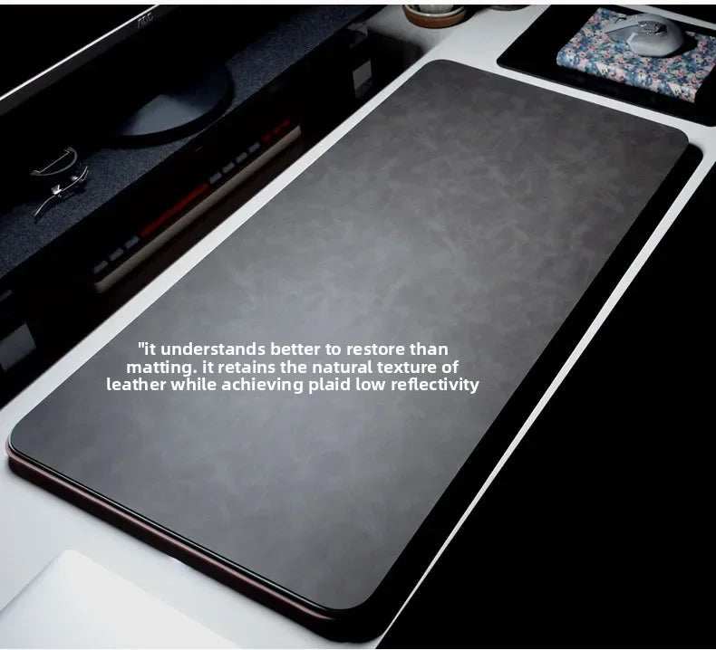 Waterproof PU Desk Mat Set With Large Non Slip Mouse Pad And Keyboard Wrist Rest - Mobility Buy