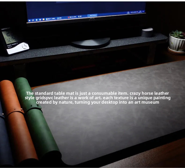 Waterproof PU Desk Mat Set With Large Non Slip Mouse Pad And Keyboard Wrist Rest - Mobility Buy
