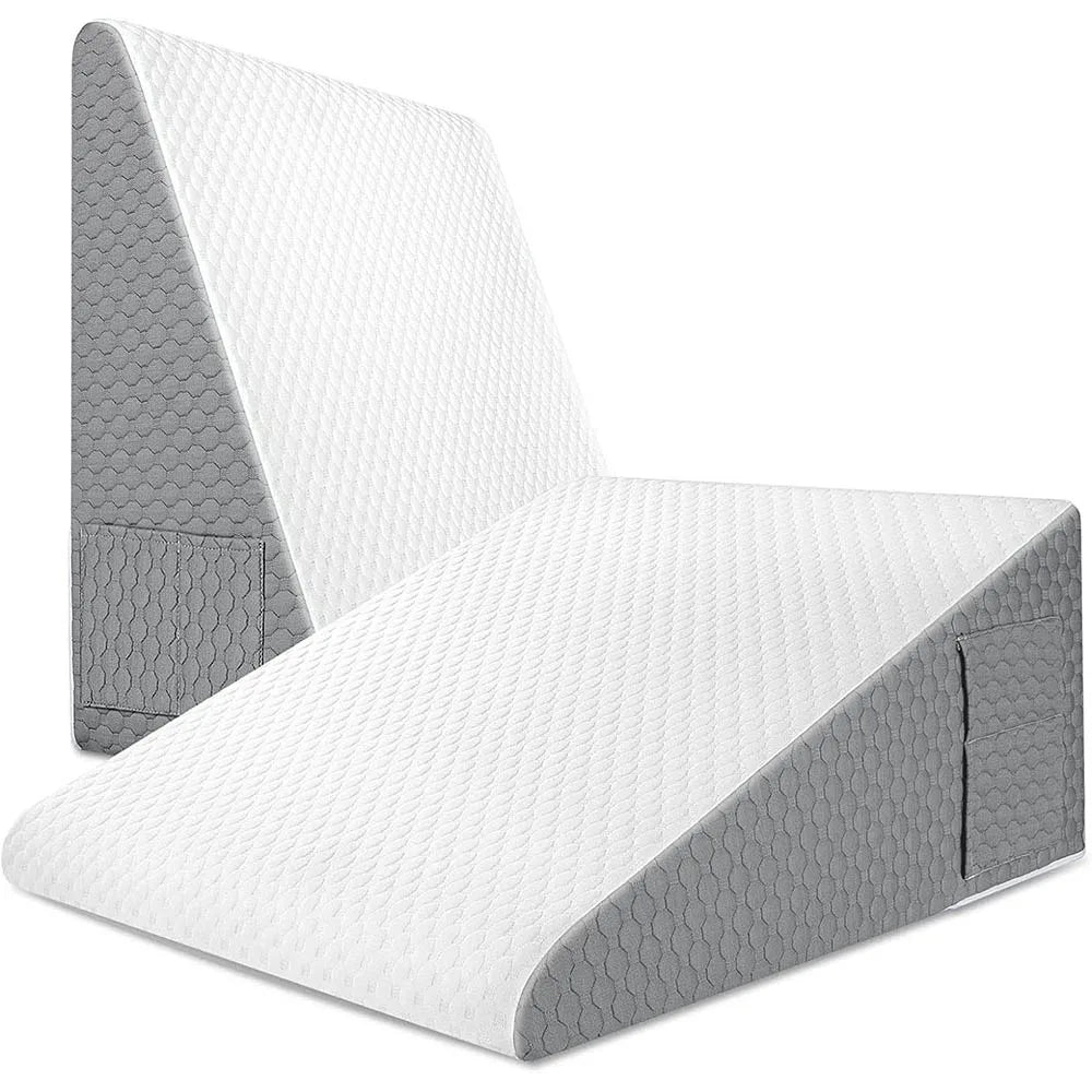 Wedge Pillow For Sleeping Acid Reflux After Surgery Elevated Triangle Foam - Mobility Buy