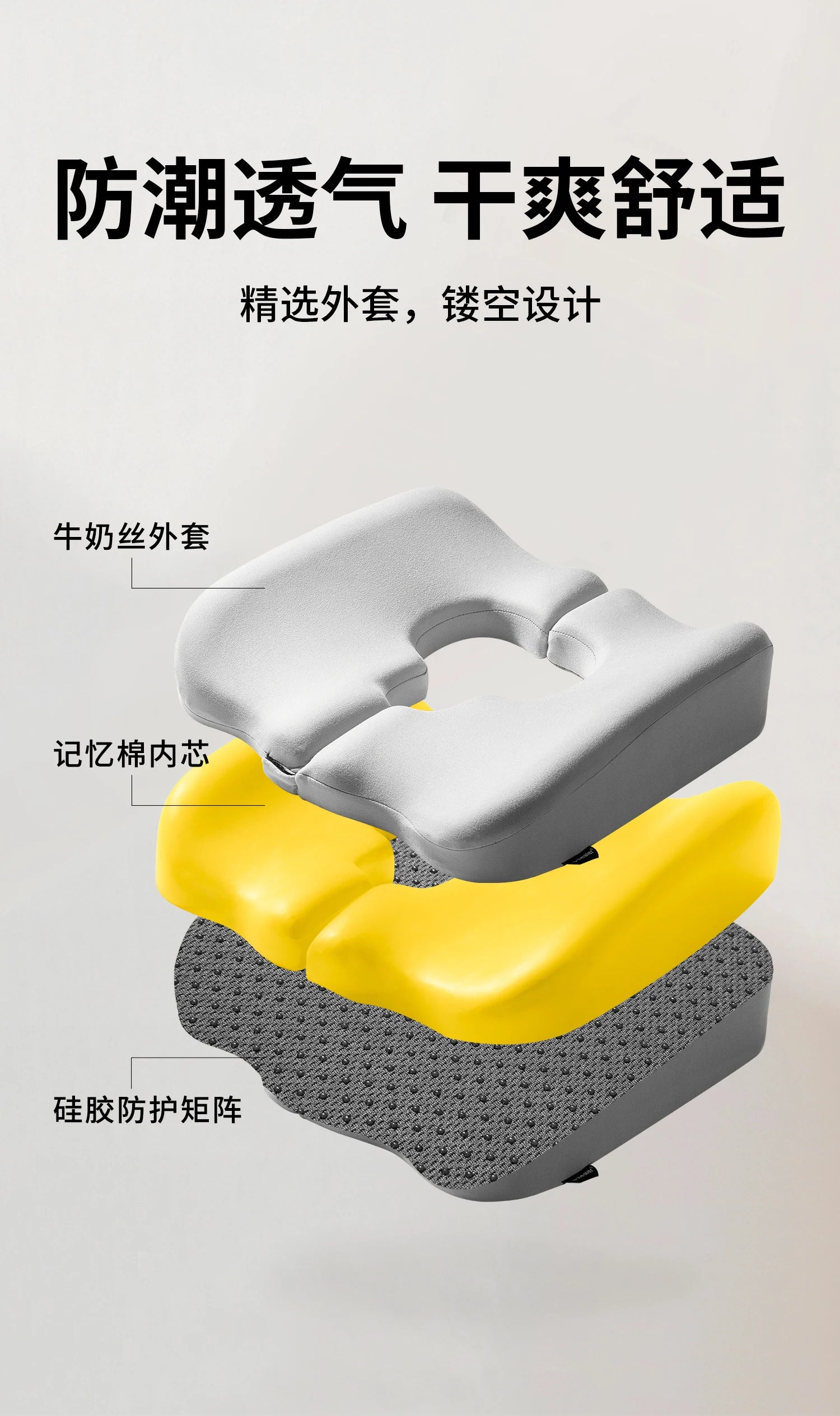 Wheelchair Seat Cushion‌ - Anti-Pressure Memory Foam - Mobility Buy