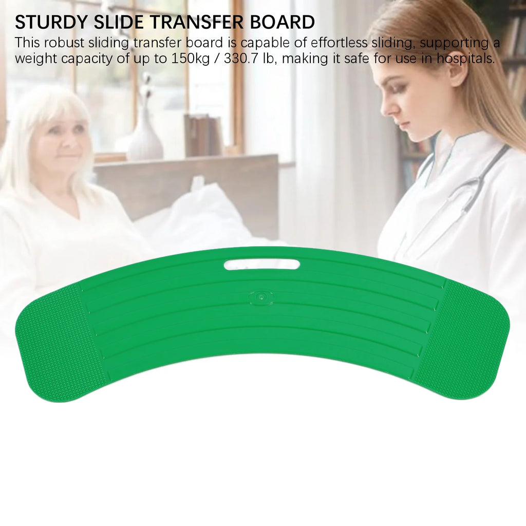 Wheelchair Transfer Board Slide Assist Anti Slip Curved 330 Lbs Capacity - Mobility Buy