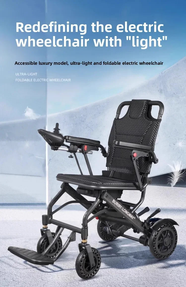 Wheelchair lightweight foldable hand-pushed or electric powerd - Mobility Buy