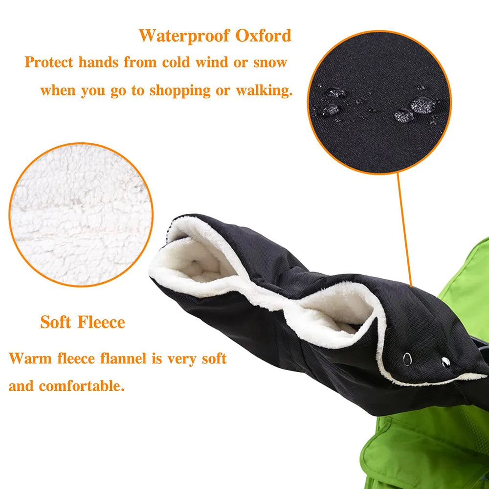 Winter Warm Wheelchair Gloves Wind Waterproof - Mobility Buy