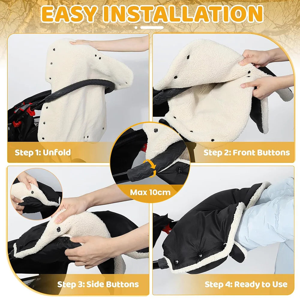 Winter Warm Wheelchair Gloves Wind Waterproof - Mobility Buy
