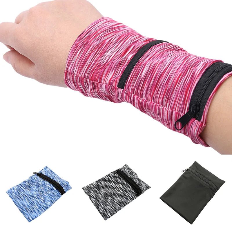 Zipper Bags Lightweight Wrist Wallet Pouch Phone, Key, Cards - Mobility Buy