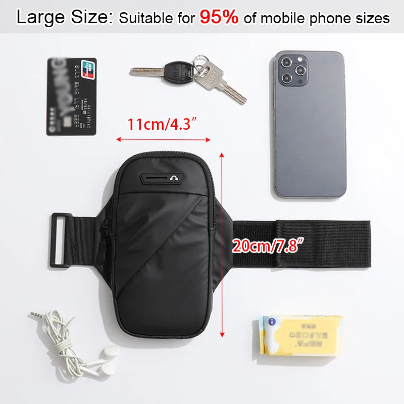 Zipper Bags Lightweight Wrist Wallet Pouch Phone, Key, Cards - Mobility Buy