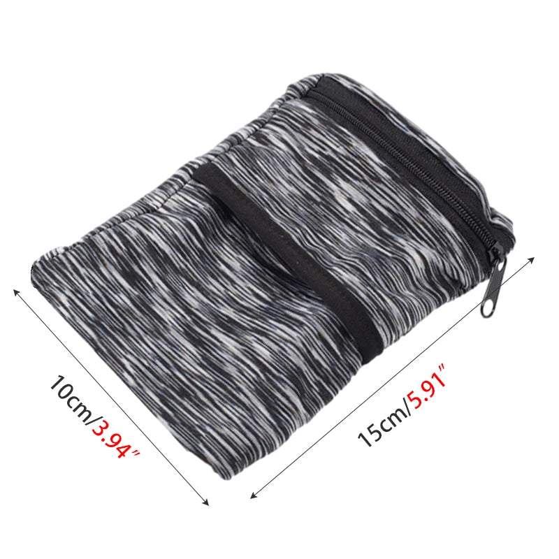 Zipper Bags Lightweight Wrist Wallet Pouch Phone, Key, Cards - Mobility Buy