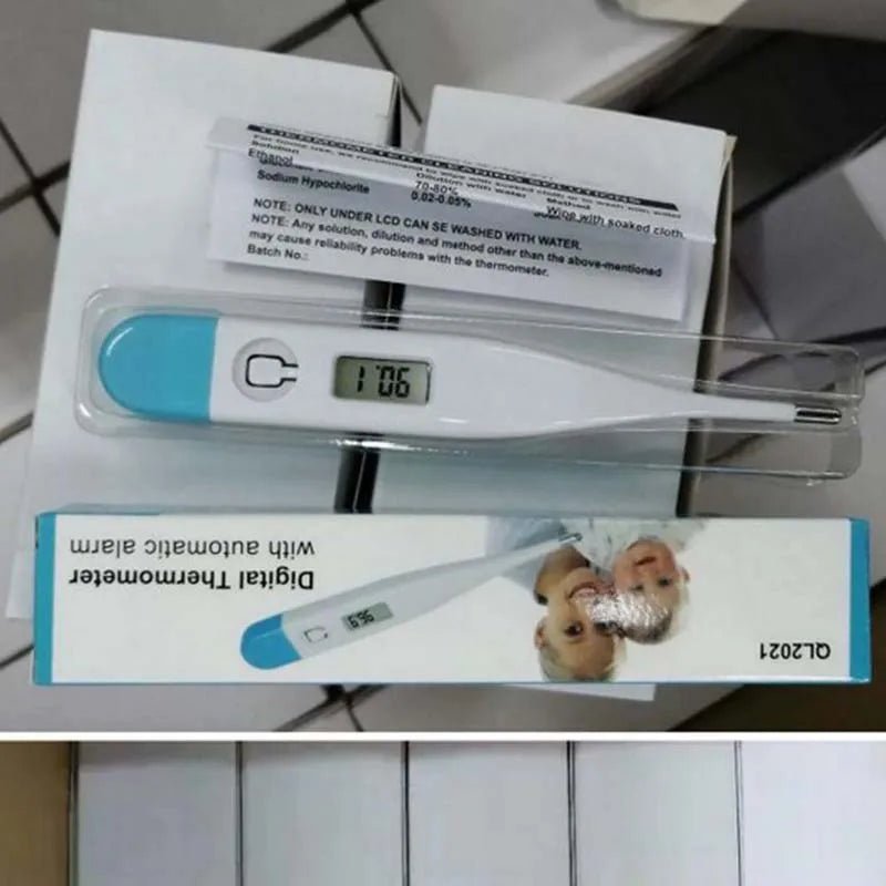 Pulse Oximeter Finger Clip And Digital Thermometer For Adults And Children - from