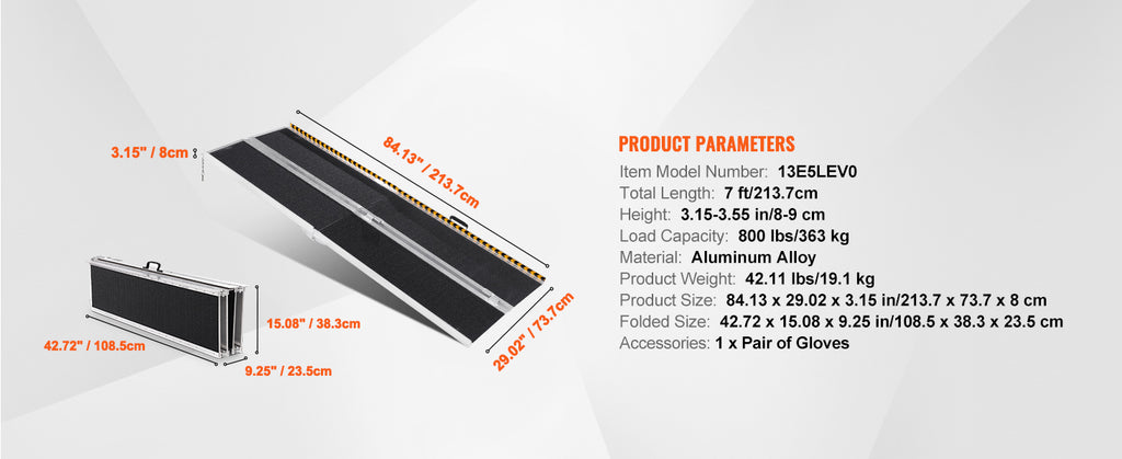 Accessible ramps, stairs, loading and unloading pads, step slope plates, aluminum alloy folding