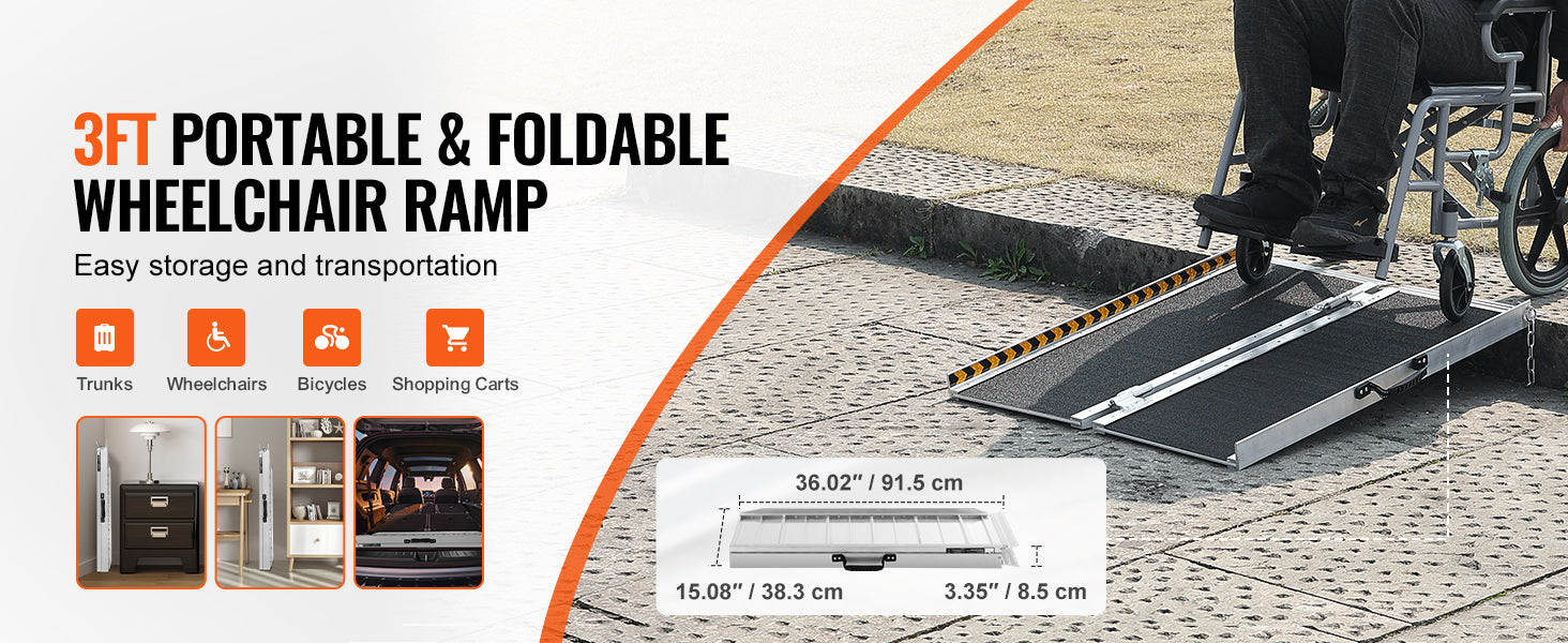 Accessible ramps, stairs, loading and unloading pads, step slope plates, aluminum alloy folding