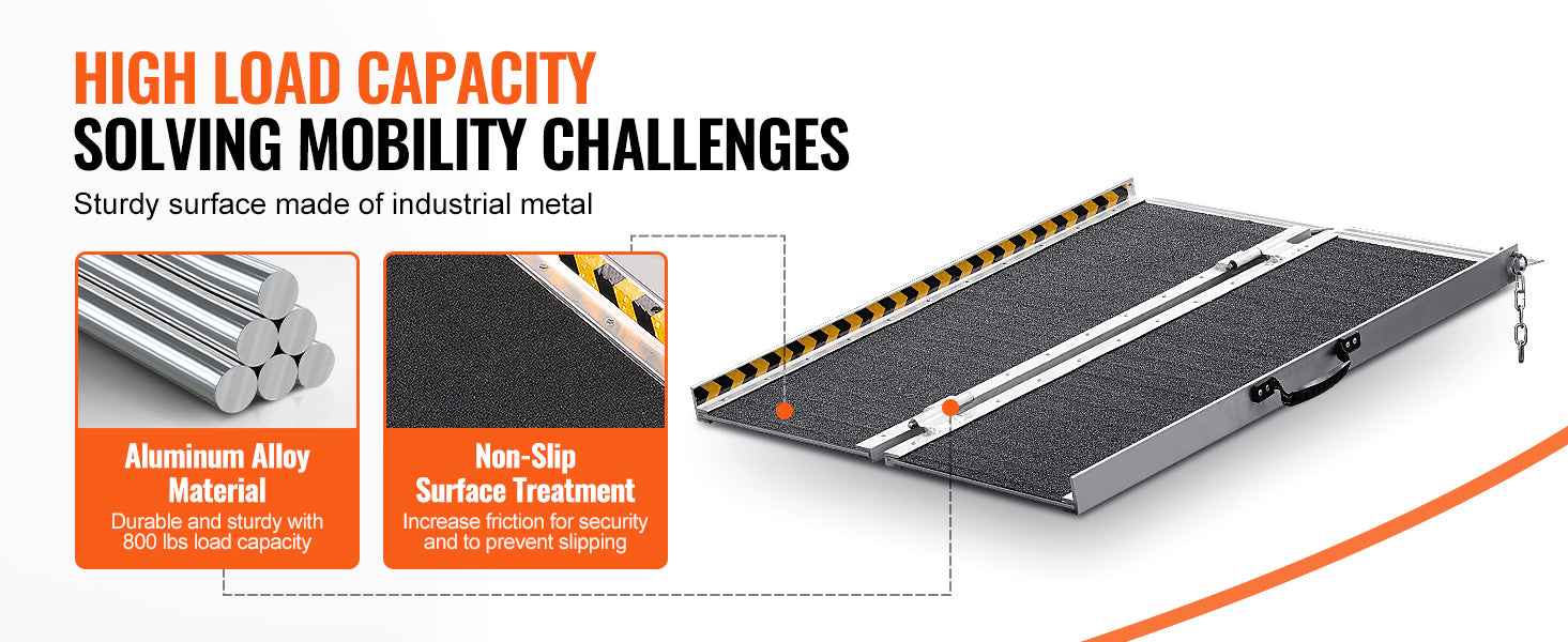 Accessible ramps, stairs, loading and unloading pads, step slope plates, aluminum alloy folding