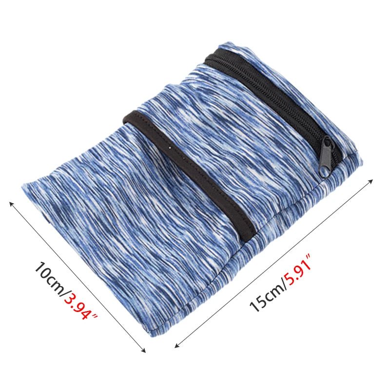 Zipper Bags Lightweight Wrist Wallet Pouch Phone, Key, Cards - Mobility Buy