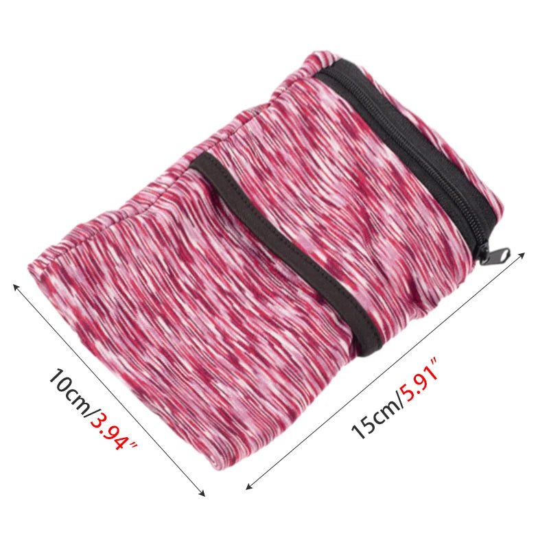 Zipper Bags Lightweight Wrist Wallet Pouch Phone, Key, Cards - Mobility Buy